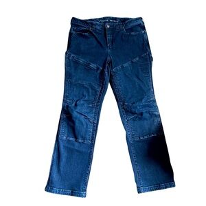 Duluth Trading Bootcut Cargo Curvesetter Waistband Doubke Flex Denim Jeans
